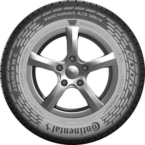 Pneu camionnette 4 Saisons CONTINENTAL 225/75R16 121S VanContact A/S Ultra
