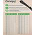 1 balai d'essuie-glace Valeo Canopy CAN38
