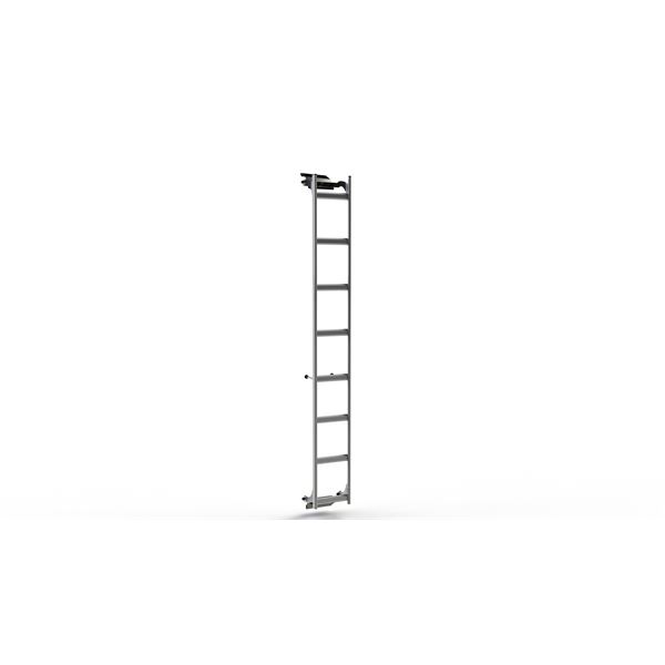 Echelle fixe aluminium sur porte droite 0412LCE2000
