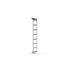 Echelle fixe aluminium sur porte droite 0412LCE2000