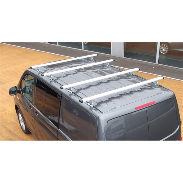 Jeu de 4 barres aluminium anodisé MTS 2017RLB1000