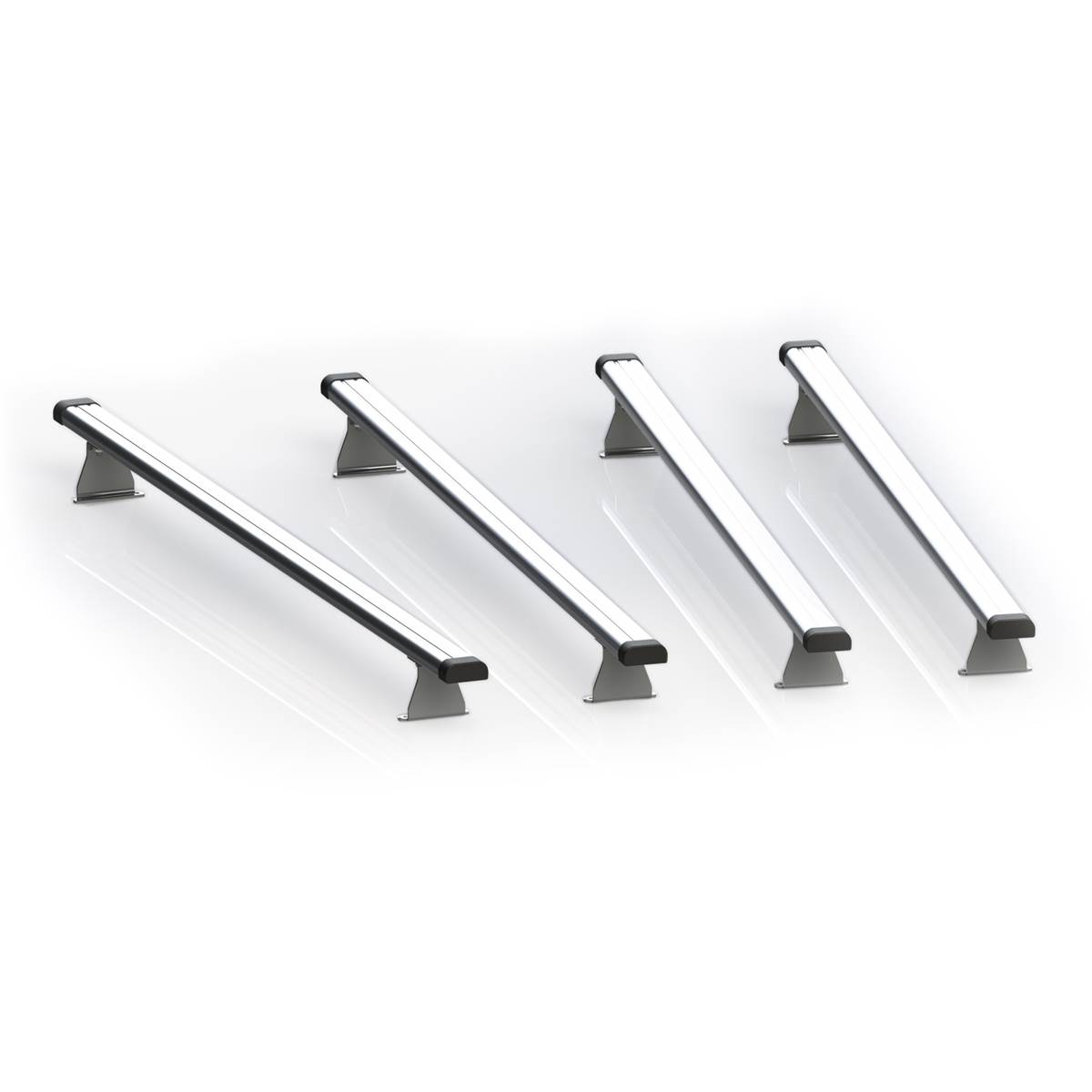 Jeu De 4 Barres Aluminium Anodisé Mts 1009rlb1000