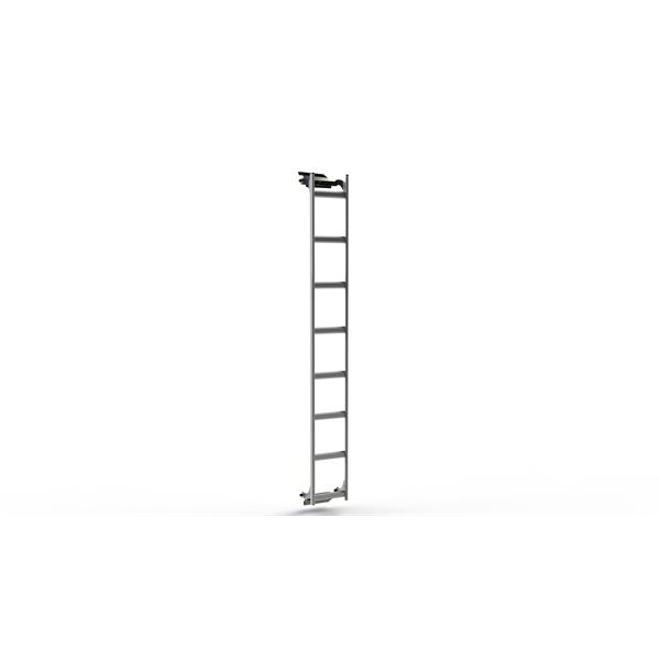 Echelle fixe aluminium sur porte droite 1609LAE2000
