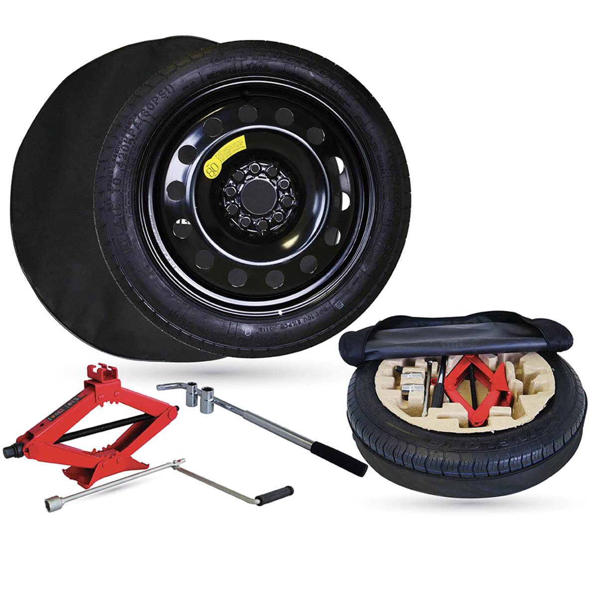 Kit Roue De Secours A122 Eurasteel M6