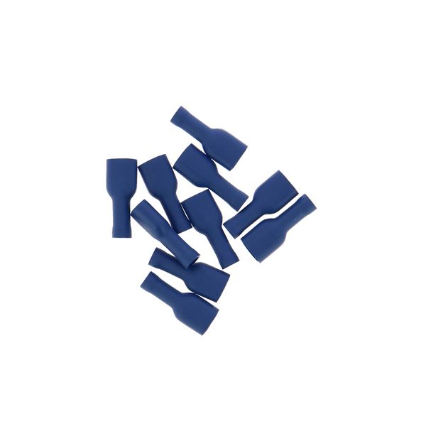 10 Cosses plates femelle gaine bleues XLTECH
