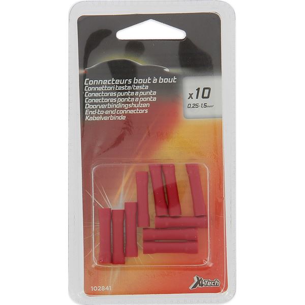 10 Cosses bout à bout rouge XLTECH