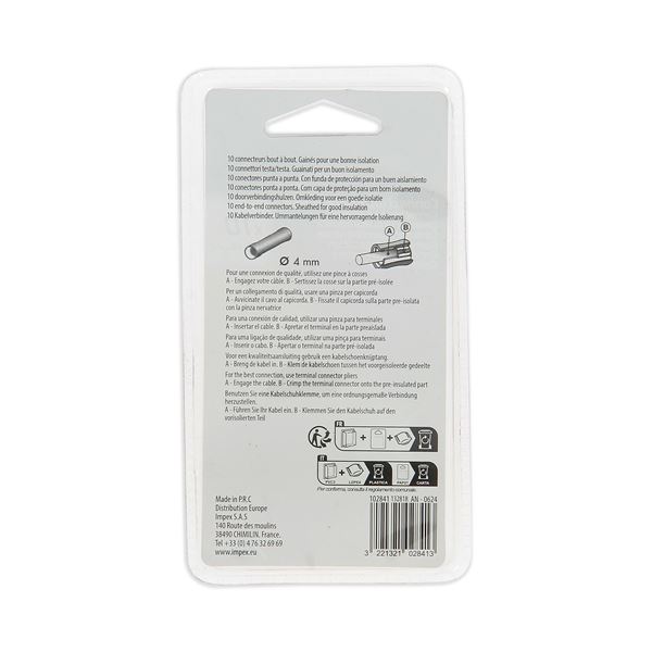 10 Cosses bout à bout rouge XLTECH