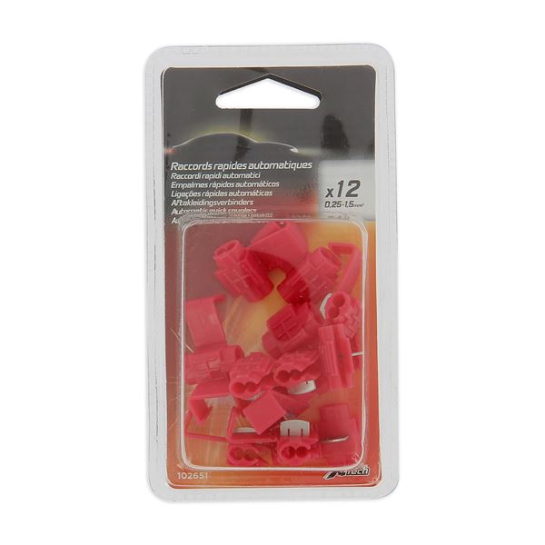 12 Raccords rapides rouge XLTECH