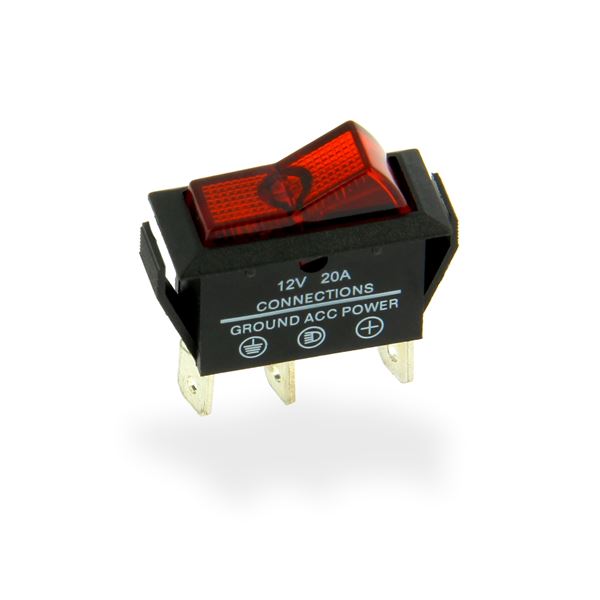 Interrupteur rectangulaire lumineux XLTECH