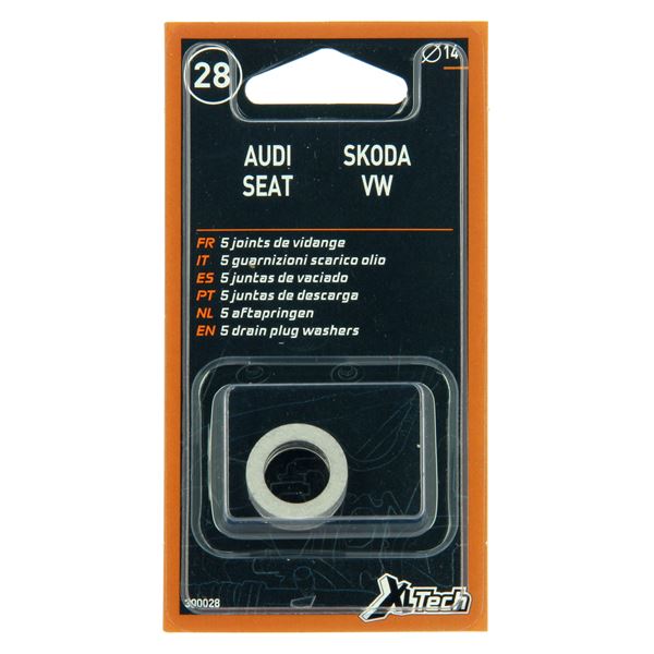 5 Joints de vidange Aluminium 14mm XLTECH