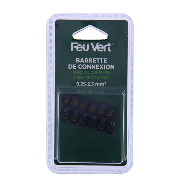 Barette connexion Feu Vert 2,5 mm²