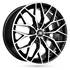 Jante aluminium Racer 19 pouces Noir Brillant Face Polie
