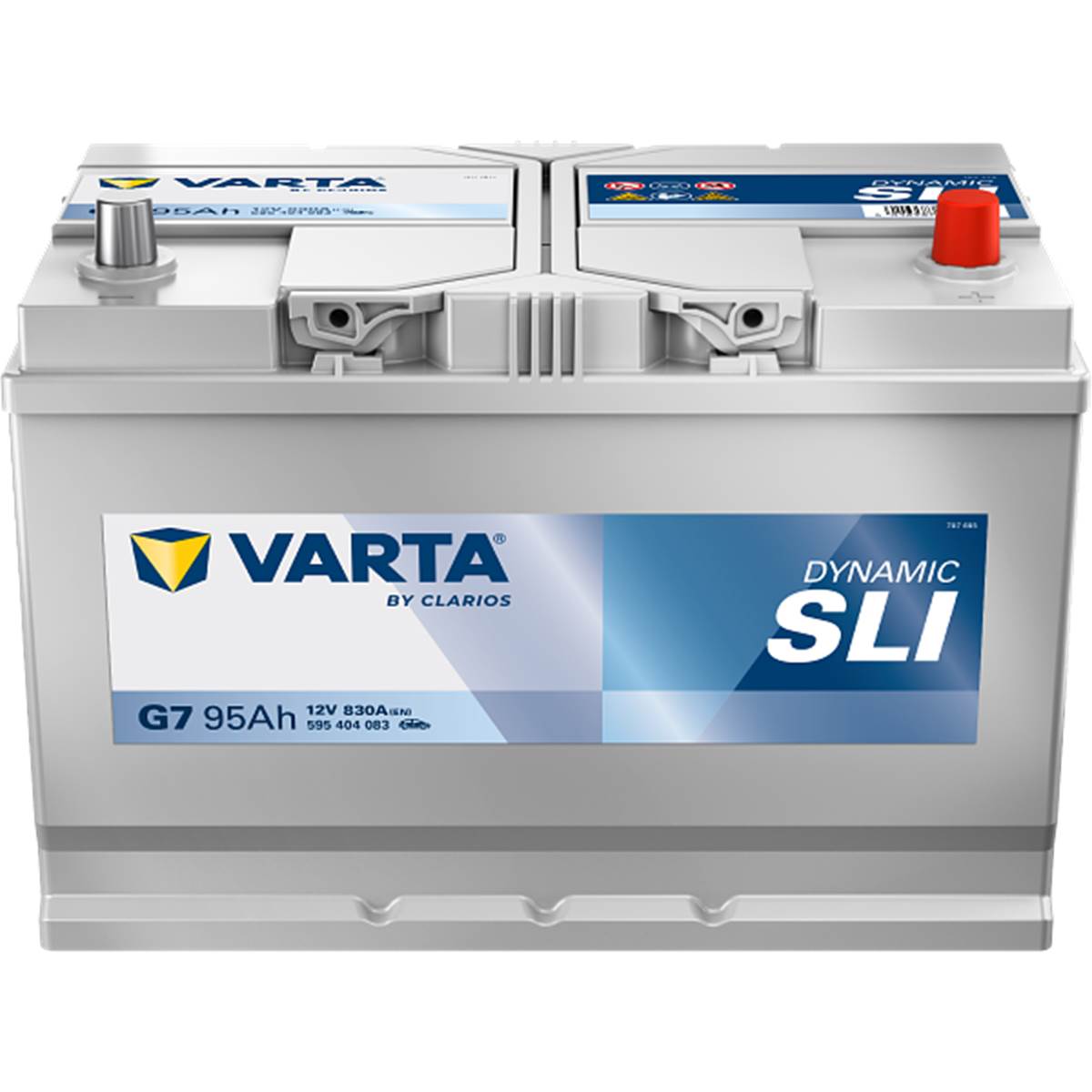 Batterie Voiture Varta Dynamic G7 - 95ah / 830a - 12v