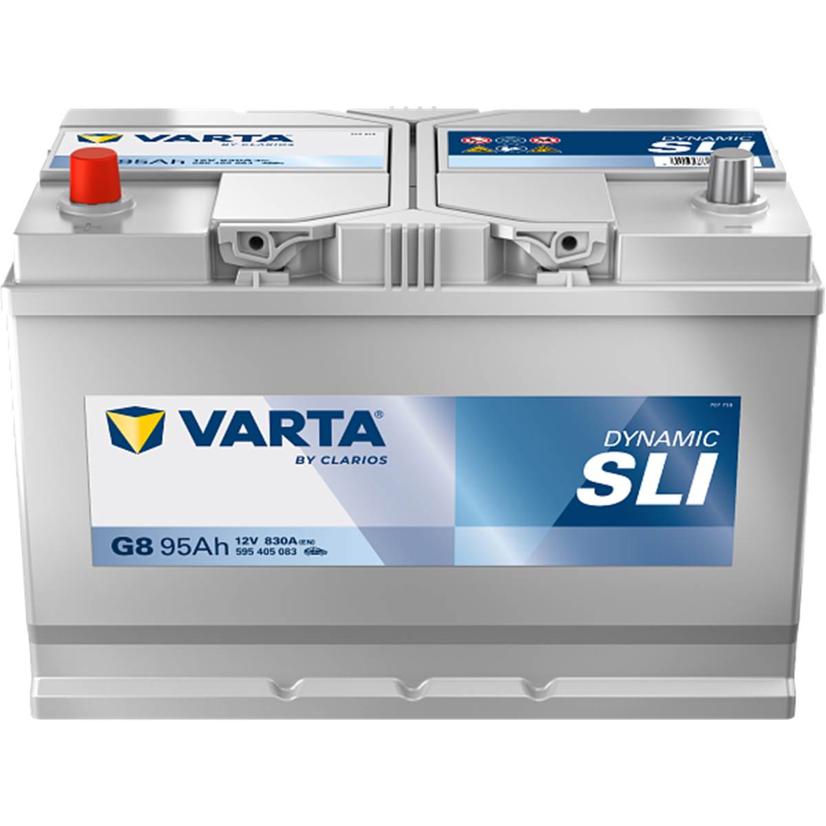 Batterie Voiture Varta Dynamic G8 - 95ah / 830a - 12v