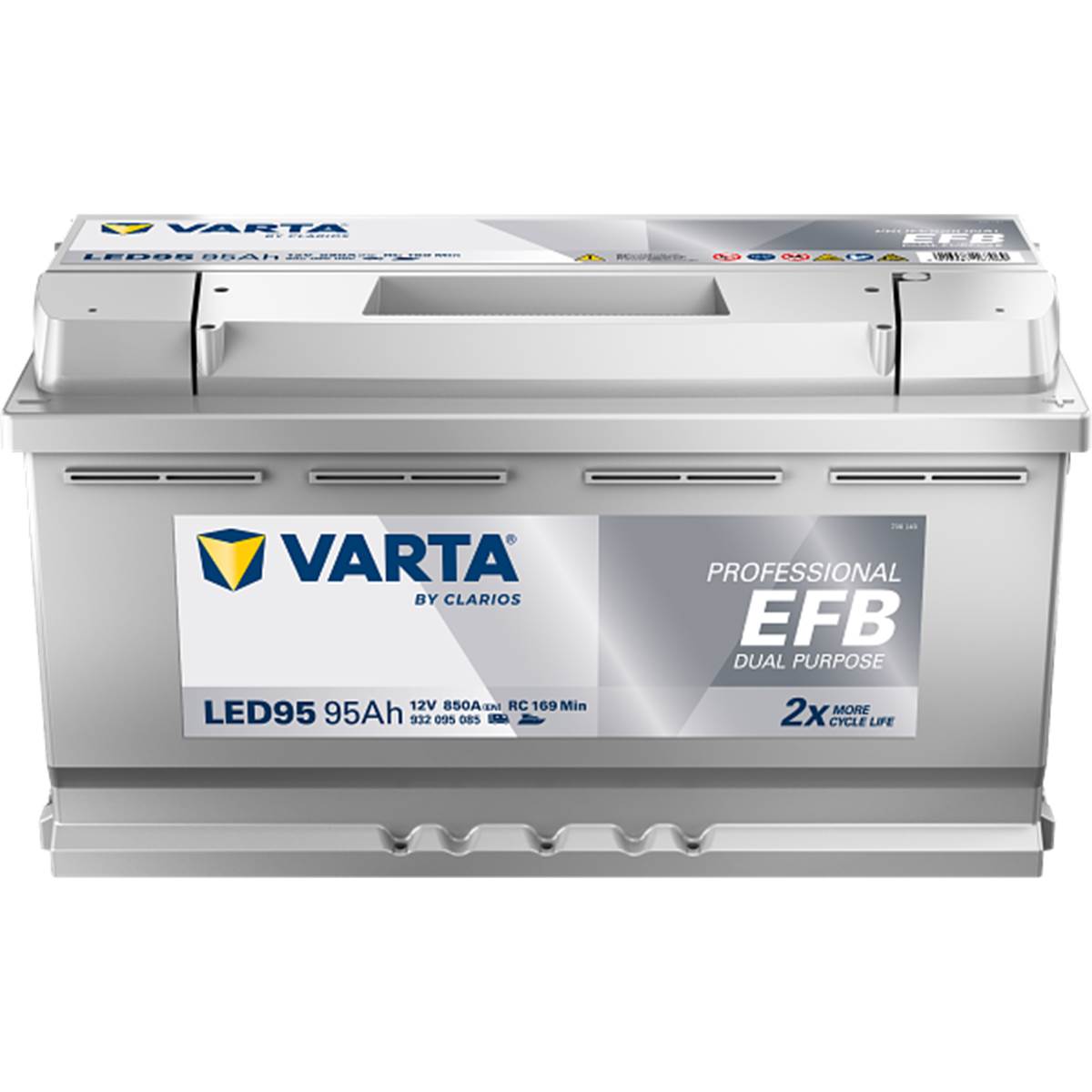 Batterie Caravaning Et Nautisme Varta Dynamic Led95