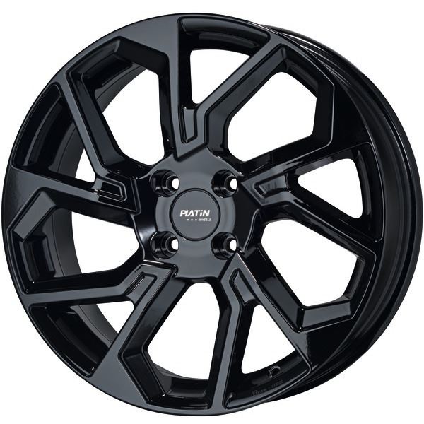 Jante aluminium Platin 17 pouces Noir Satiné P 103