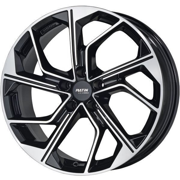 Jante aluminium Platin 20 pouces Noir Poli P 116