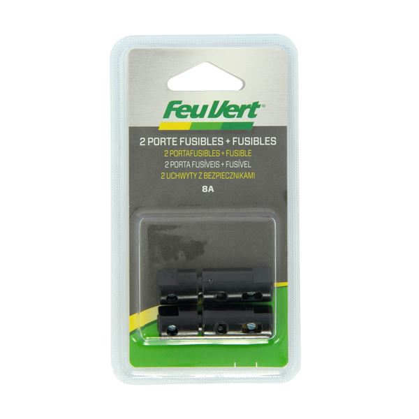 2 Porte-fusibles stéatite Feu Vert