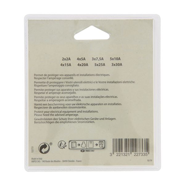 30 Fusibles enfichables XLTECH