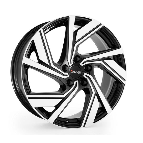 Jante aluminium Platin 19 pouces Noir Poli P 114