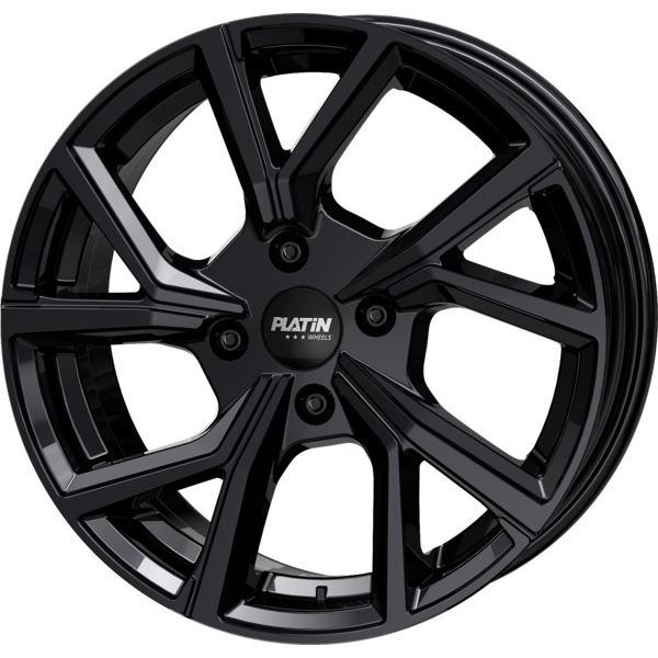 Jante aluminium Platin 16 pouces Noir Shiny P 115
