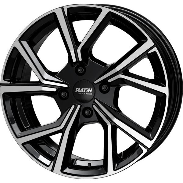Jante aluminium Platin 16 pouces Noir Poli P 115