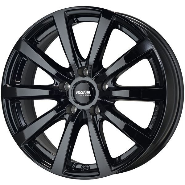 Jante aluminium Platin 18 pouces Noir Shiny P 69