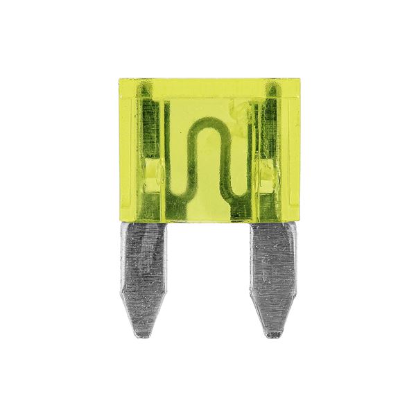 5 fusibles plats mini 20 ampères Restagraf