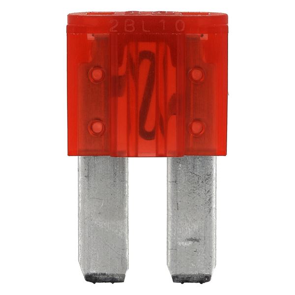 5 fusibles plats Micro II 10 ampères Restagraf
