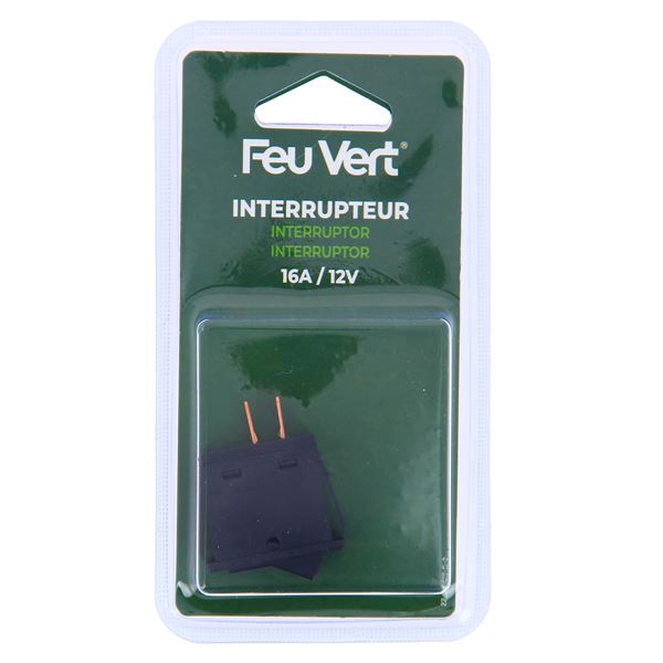 Interrupteur rectangulaire 2 positions Feu Vert
