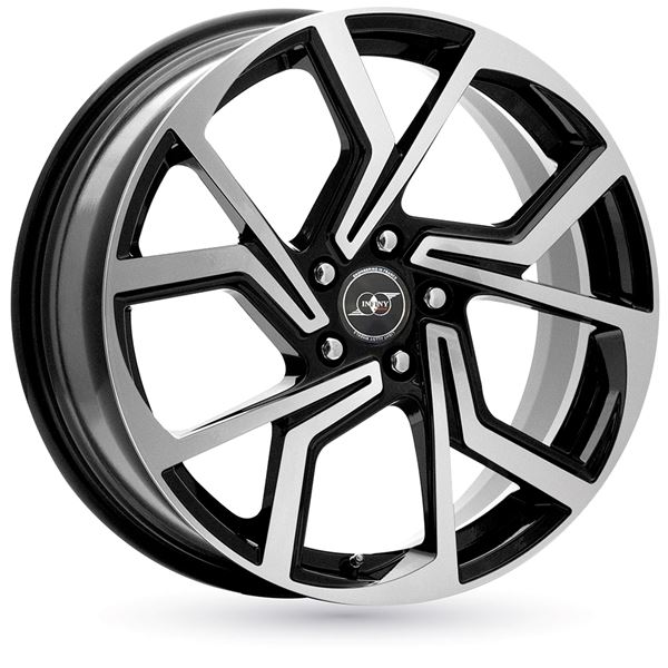 Jante aluminium Infiny Individual 18 pouces Noir Brillant Face Polie