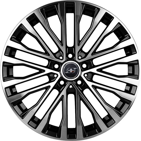 Jante aluminium Infiny Individual 20 pouces Noir Brillant Face Polie