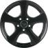 Jante aluminium Msw 16 pouces Noir Mat