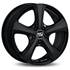 Jante aluminium Msw 15 pouces Noir Mat