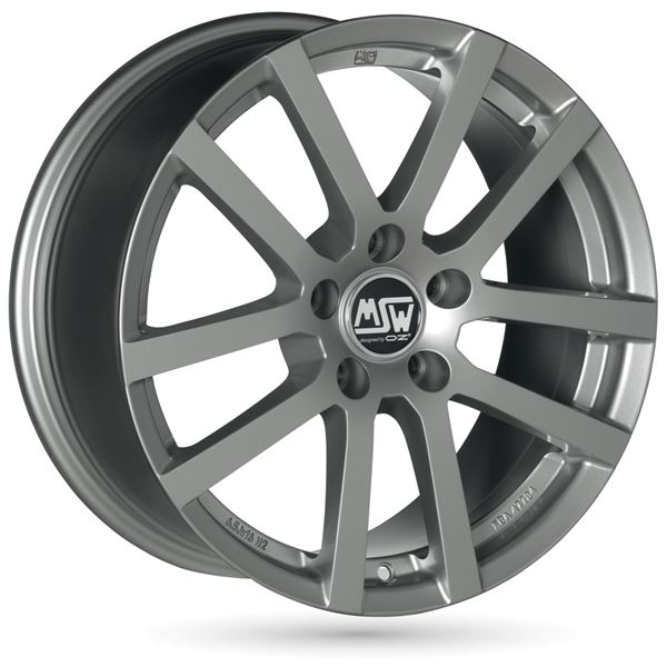 Jante aluminium Msw 15 pouces Gris Brillant