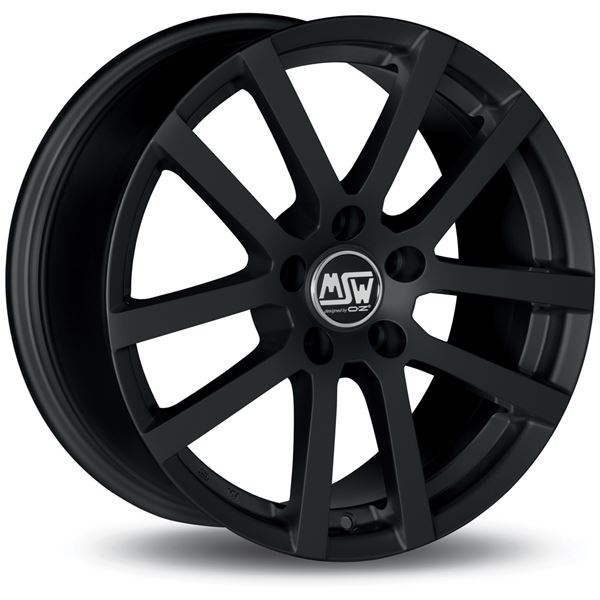 Jante aluminium Msw 14 pouces Noir Mat