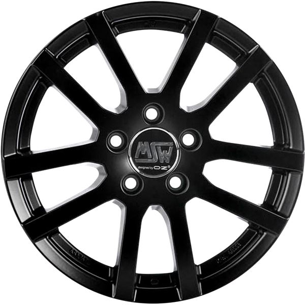 Jante aluminium Msw 14 pouces Noir Mat
