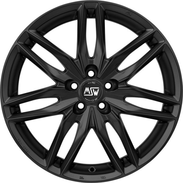 Jante aluminium Msw 17 pouces Noir Mat