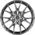 Jante aluminium Msw 18 pouces Mat Titane Face Polie