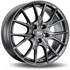 Jante aluminium Msw 17 pouces Titane Mat