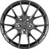 Jante aluminium Msw 17 pouces Titane Mat
