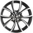 Jante aluminium Msw 18 pouces Mat Titane Face Polie