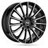 Jante aluminium Msw 19 pouces Noir Brillant Face Polie