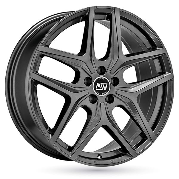 Jante aluminium Msw 17 pouces Gris Brillant