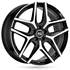 Jante aluminium Msw 20 pouces Noir Face Polie