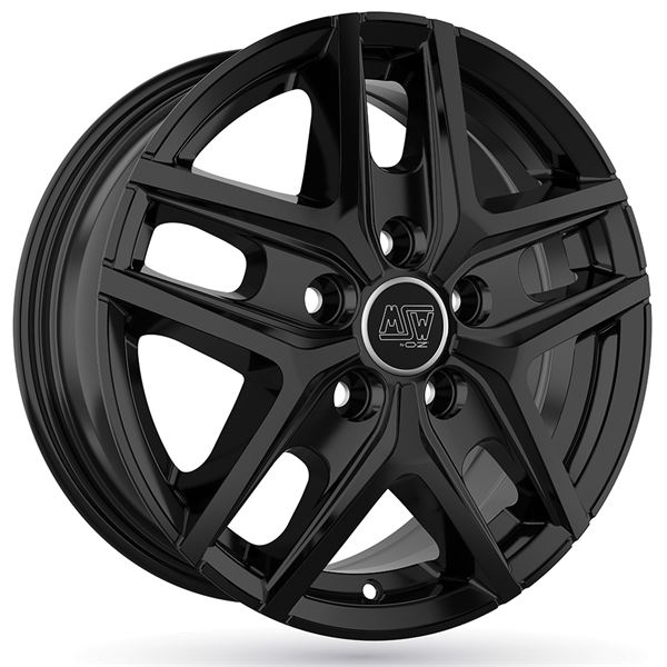 Jante aluminium Msw 16 pouces Noir Brillant