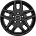 Jante aluminium Msw 16 pouces Noir Brillant
