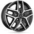 Jante aluminium Msw 16 pouces Noir Brillant Face Polie