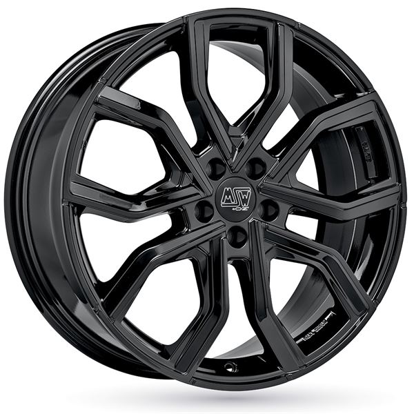Jante aluminium Msw 19 pouces Noir Brillant