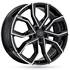 Jante aluminium Msw 19 pouces Noir Brillant Face Polie
